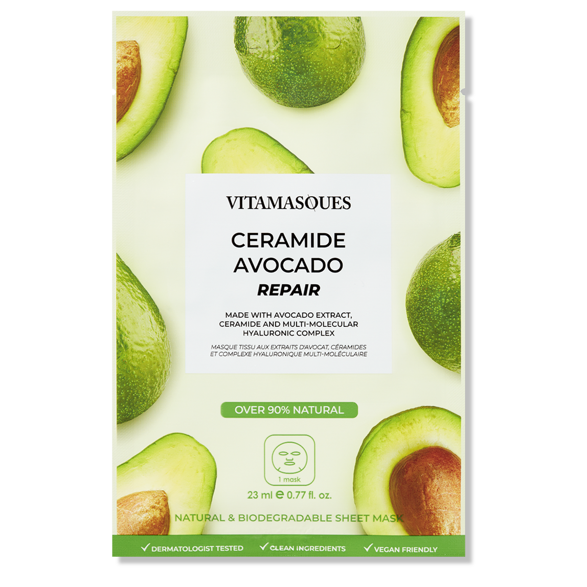 Ceramide Avocado Repair Face Sheet Mask