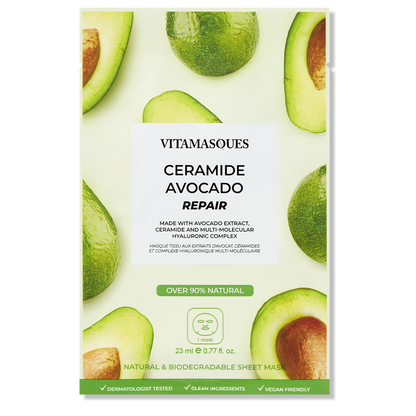 Ceramide Avocado Repair Face Sheet Mask