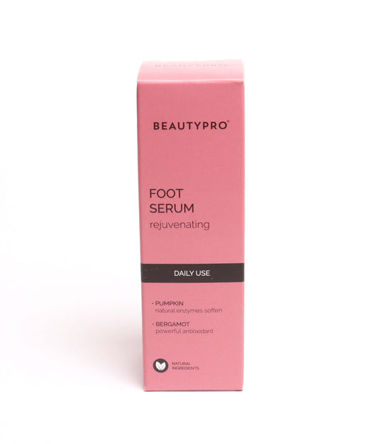 BeautyPro Foot Serum for healthy, smooth feet with eco-friendly ingredients. Ideal for sustainable beauty routines, cruelty-free skincare, and natural foot care.