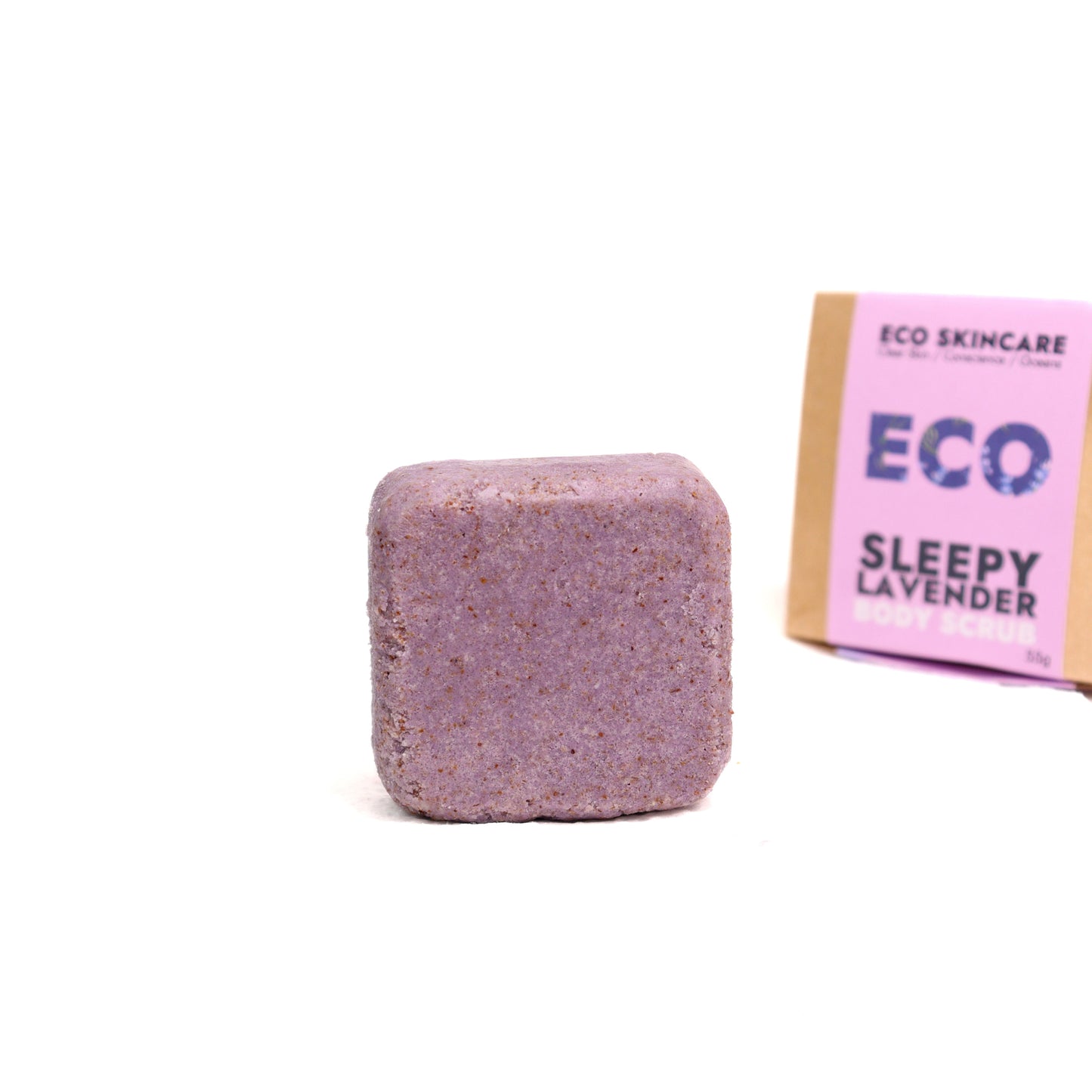 Sleepy Lavender Natural Body Scrub Bar