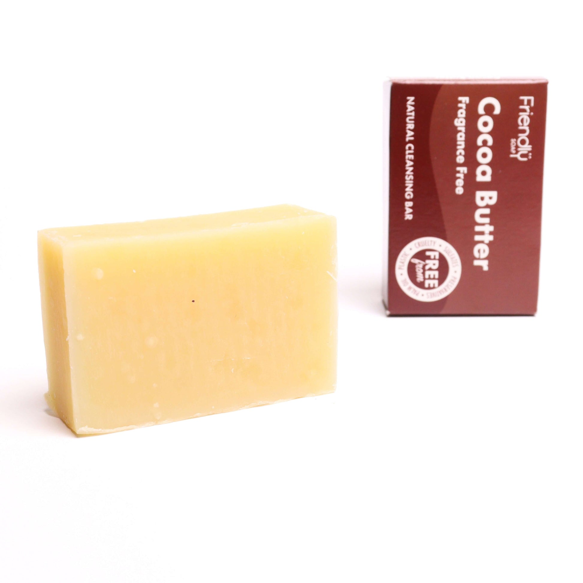 Vegan, Cruelty-Free Cocoa Butter Soap Bar for Nourished, Hydrated Skin. Discover sustainable beauty brands with Eco Skincare.