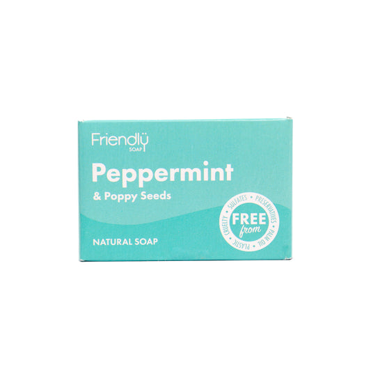 Peppermint & Poppy Seed Exfoliating Soap Bar