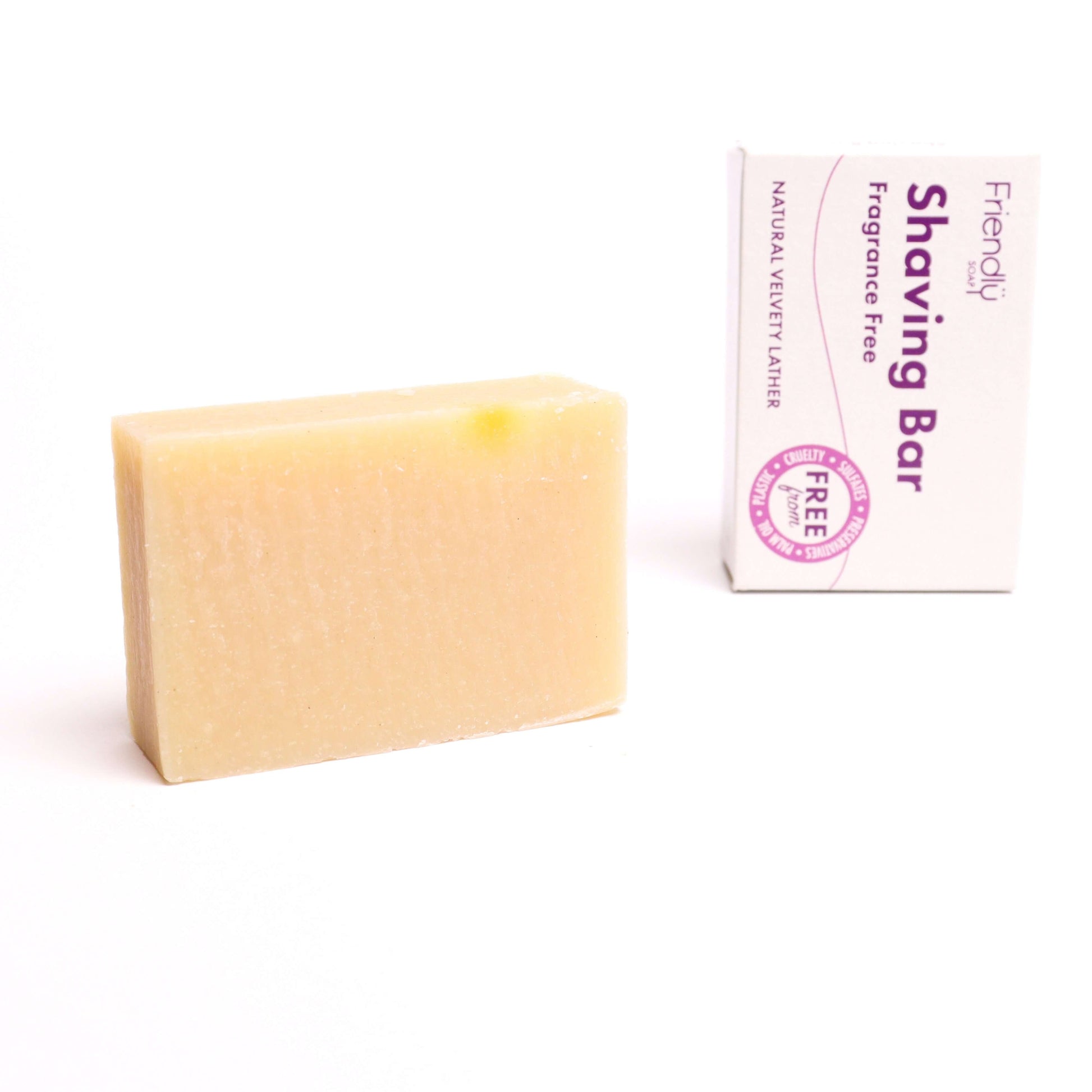 Gentle Fragrance-Free Shaving Soap Bar for Sensitive Skin. Discover sustainable beauty brands with Eco Skincare.