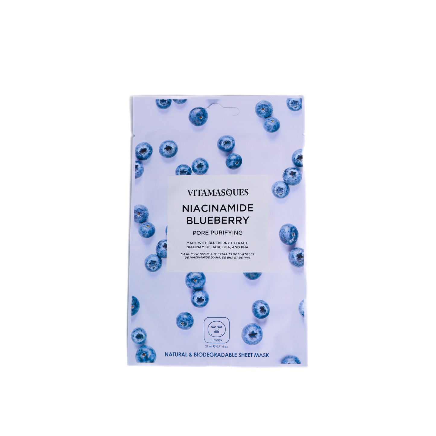 Niacinamide Blueberry Face Sheet Mask